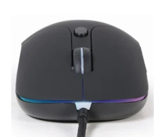 GEMBIRD Illuminated large size pelė su laidu USB juodas