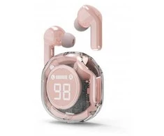 Įstatomos į ausis (į ausis įkišamos tipo) ausinės Gembird TWST-01-PK su mikrofonu rózowe