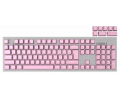 Klaviatūra Genesis Lead 300 rožinė Double Shot Keycaps