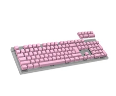 Klaviatūra Genesis Lead 300 rožinė Double Shot Keycaps