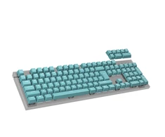 Klaviatūra Genesis Lead 300 mėtų Double Shot Keycaps