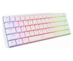 Klaviatūra Genesis Thor 660 G2 RGB balta Gateron Brown