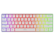 Klaviatūra Genesis Thor 660 G2 RGB balta Gateron Raudona