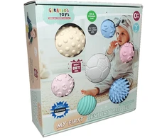 Bkids „Gerardo's Toys“ masažinių-sensorinių kamuoliukų rinkinys kūdikiams, 7 vnt. GT7715 GT7715 (4743345677150)