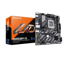 Pagrindinė plokštė „Gigabyte B860M E“ | Procesorių šeima „Intel“ | Procesoriaus lizdas LGA1851 | DDR5 | Palaikomos standžiojo disko sąsajos SATA, M.2 | SATA jungčių skaičius: 4