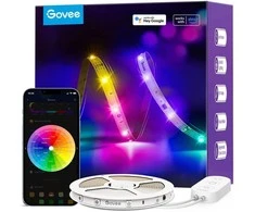 Govee H618A pagrindinis LED juostinis šviestuvas 5m | Taśma LED | Wi-Fi, Bluetooth, RGBIC