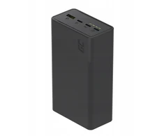Green Cell Žalias Cell Greencell PowerPlay 30 – juoda išorinė baterija su 30 000 mAh, 22.5 W, 4 prievadais