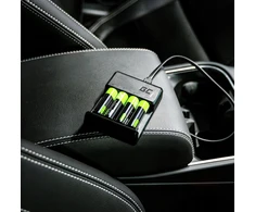 Green Cell Žalias Cell VitalCharger Baterija charger + 2x batteries AA / 2000mA and 2x batteries AAA / 800mAh
