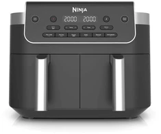 Karšto oro gruzdintuvė Ninja Foodi Dual Zone DZ801EU, juoda sp., 2470 W, 7.6 l