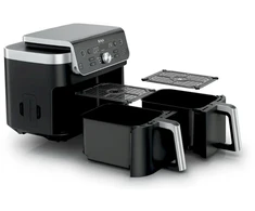 Karšto oro gruzdintuvė Ninja Dual Zone XL DZ950EU, pilka sp., 2470 W, 9.5 l + išmanus termometras