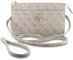 Guess PU 4G Metal Logo Phone Bag rožinės spalvos