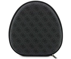 Ausinės Guess PU 4G Triangle Logo ENC Belaidės Headphone Juodas
