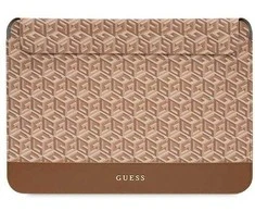 Guess Dėklas kompiuteriui GUCS16HGCFSEW 16″ rudos spalvos GCube Stripes