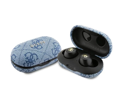GUESS belaidės ausinės bluetooth TWS ENC GUTWSP4EGB (4G Metal) mėlynas