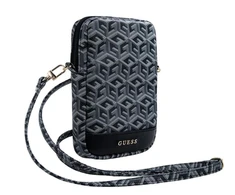 Guess krepšys su užtrauktuku GCube Bottom Stripe (GUWBZPGCSPGK) juodos spalvos