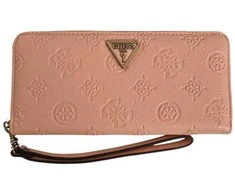 Guess, Helaina SLG, Textile Wallet, SLG Large Zip, SWPB8403460COR, Coral, For Women