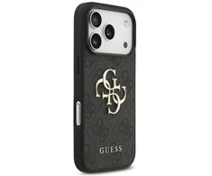 Dėklas Guess 4G Big Logo skirtas Apple iPhone 17 Pro juodos spalvos