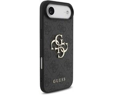 Guess 4G Strap 4G Classic Logo dėklas skirtas Apple iPhone Air juodos spalvos