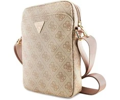 Guess PU 4G Triangle Logo Bag 8" Rožinė