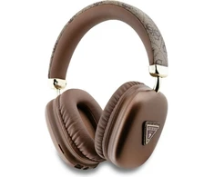 Guess PU Saffiano Triangle Logo ENC belaidės ausinės juodos spalvos