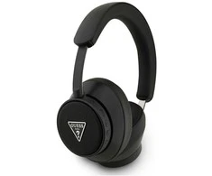 Guess PU Saffiano Triangle Logo ENC belaidės ausinės juodos spalvos
