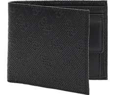 Guess, Vezzola, Textile Wallet, Logo Detail, SMESCHLEA20, Juodas, For Men