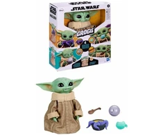 Hasbro Star Žvaigždžių karų SW interaktyvus žaislas Galaktikos užkandžių Grogu 23,5 cm