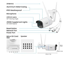 HiSmart HS084264 Smart Outdoor Camera 4MP