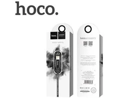 USB A tipo į „Lightning“ tipo laidas Hoco 2A, 2 m x 14, juodas
