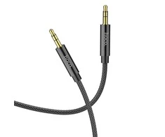 Kabelis AUX lizdas 3,5 mm į 3,5 mm lizdą Hoco 2 m UPA19 juodas