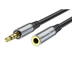 Audio prailgintuvas Hoco UPA20 3,5mm į 3,5mm (p-m) juodas