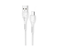 USB kabelis Hoco X37 Cool Power microUSB 1.0m baltas