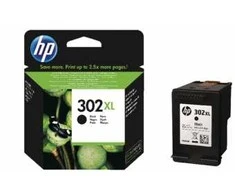 Hewlett Packard (HP) Rašalo kasetė HP F6U68AE, Nr, 302 XL, juoda, 480 psl, originali