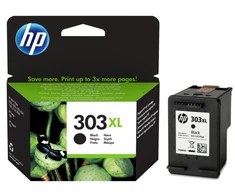Hewlett Packard (HP) HP 303XL didelės talpos juodo rašalo kasetė, 600 puslapių, skirta HP ENVY Photo 6230, 7130, 7134, 7830 spausdintuvams