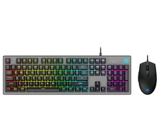 HP KM300F Klaviatūra žaidimams ir pelė USB / ENG / 6400DPI / RGB