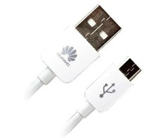 Huawei C02450768A universalus Micro USB duomenų ir įkrovimo laidas 1m baltas (OEM)