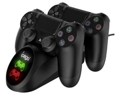 Ipega Dualshock 4 įkrovimo stotelė EXT port
