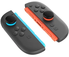 iPega SW2026B Thumb Grips JoyCon Controller for Nintendo Switch 2 6pcs juodos spalvos