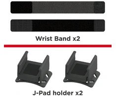 iPega SW2136 Sports Bands for Nintendo Switch 2 JoyCon juodos spalvos