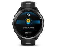 Garmin Išmanusis laikrodis Forerunner® 965, Pilkos anglies spalvos korpusas su juodos ir pilkos spalvų dirželiu