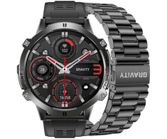 Išmanusis laikrodis MĘSKI GRAVITY GT42-1 - AMOLED, DODATKOWA BRANSOLETA (sg056a)