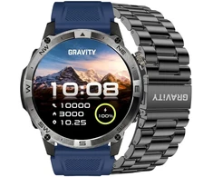 Išmanusis laikrodis MĘSKI GRAVITY GT46-2 - AMOLED, DODATKOWA BRANSOLETA(sg055b)