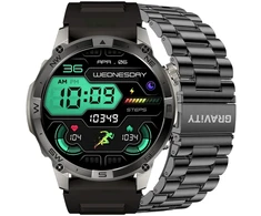 Išmanusis laikrodis MĘSKI GRAVITY GT46-3 - AMOLED, DODATKOWA BRANSOLETA (sg055c)