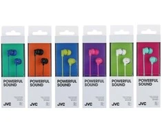 JVC HA-FX10-B-E Ausinės Įkišamos į ausį Juoda