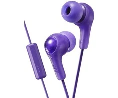 Į ausį įkišamos Ausinės su mikrofonu JVC HA-FX7M-VE "Gumy PLUS", violetinės