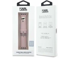 Karl Lagerfeld Karl Head NFT Watch apyrankė Apple Watch 38/40/41 rožinės spalvos