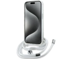Karl Lagerfeld KLHMP13MHCCHNT Apple iPhone 13/ 14 / 15 6.1″ kietas dėklas skaidrus IML Choupette Head &amp; Cord