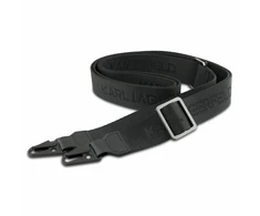Karl Lagerfeld Saffiano Crossbody Strap Karl and Choupette dėklas iPhone 18 Pro Max, juodas