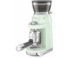 Kavos aparatas Smeg kavamalė CGF03PGEU, 15 Mahlgrade, 240g Bohnenbeh., 150W, Hellgrün