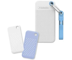Kietasis diskas Verbatim 32320 External Drive Pocket SSD 1TB USB-C 3.2 gen.2 / baltas-light mėlynas